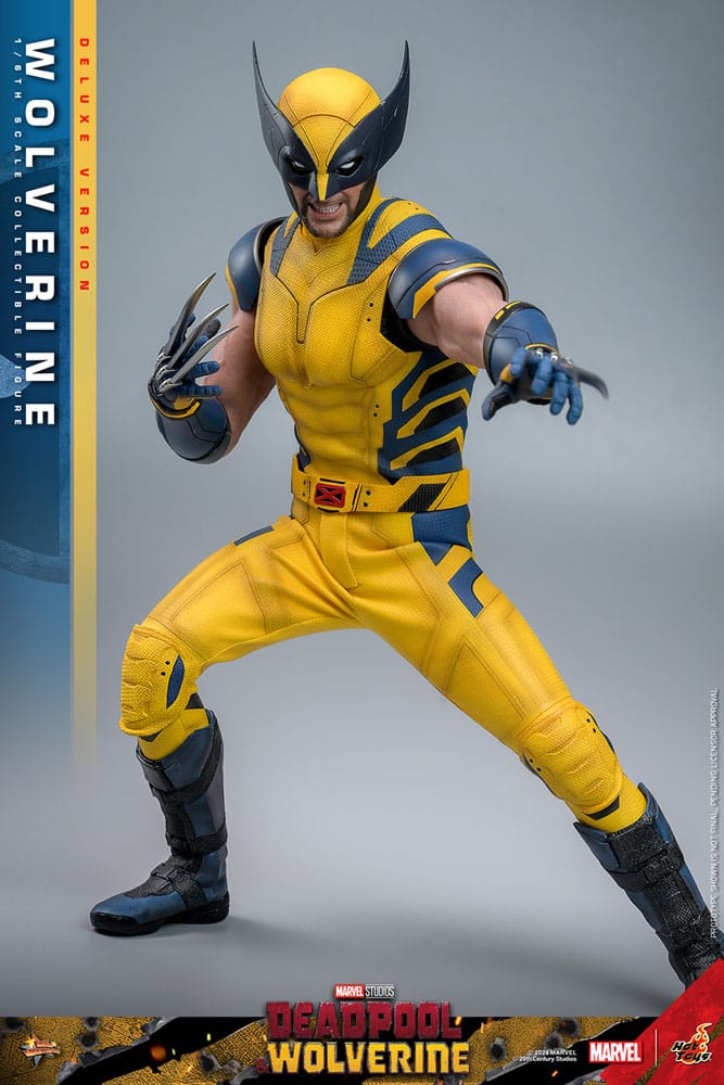 Deadpool & Wolverine Movie Masterpiece figurine 1/6 Wolverine (Deluxe Version) 31 cm