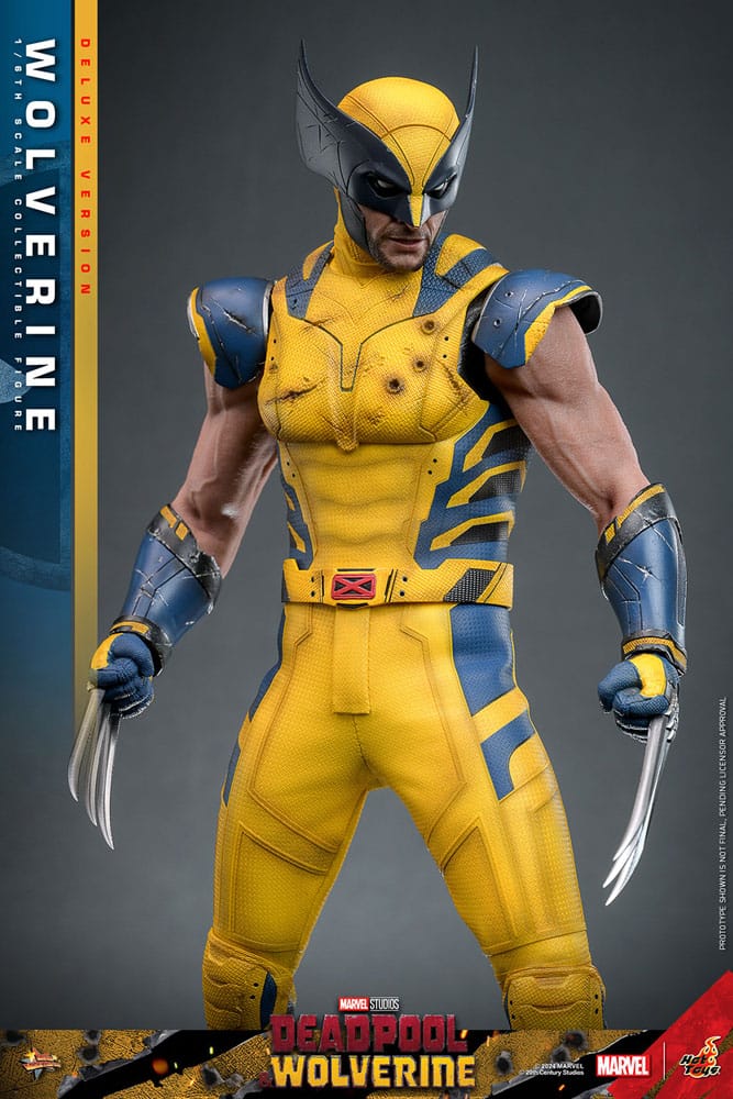 Deadpool & Wolverine Movie Masterpiece figurine 1/6 Wolverine (Deluxe Version) 31 cm