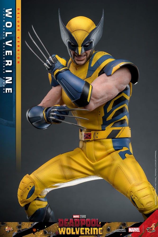 Deadpool & Wolverine Movie Masterpiece figurine 1/6 Wolverine (Deluxe Version) 31 cm