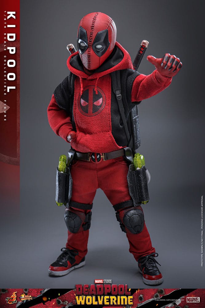 Deadpool &amp; Wolverine Movie Masterpiece figurine 1/6 Kidpool 22 cm