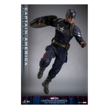 Captain America : Le Soldat de l'hiver figurine Movie Masterpiece1/6 Captain America (Stealth STRIKE Suit) 2.0 31 cm