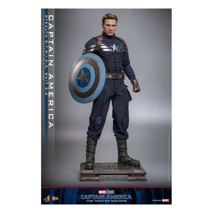 Captain America : Le Soldat de l'hiver figurine Movie Masterpiece1/6 Captain America (Stealth STRIKE Suit) 2.0 31 cm