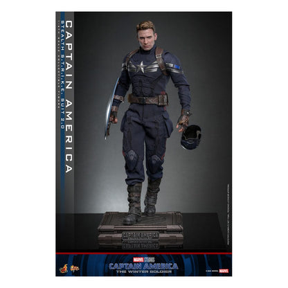Captain America : Le Soldat de l'hiver figurine Movie Masterpiece1/6 Captain America (Stealth STRIKE Suit) 2.0 31 cm