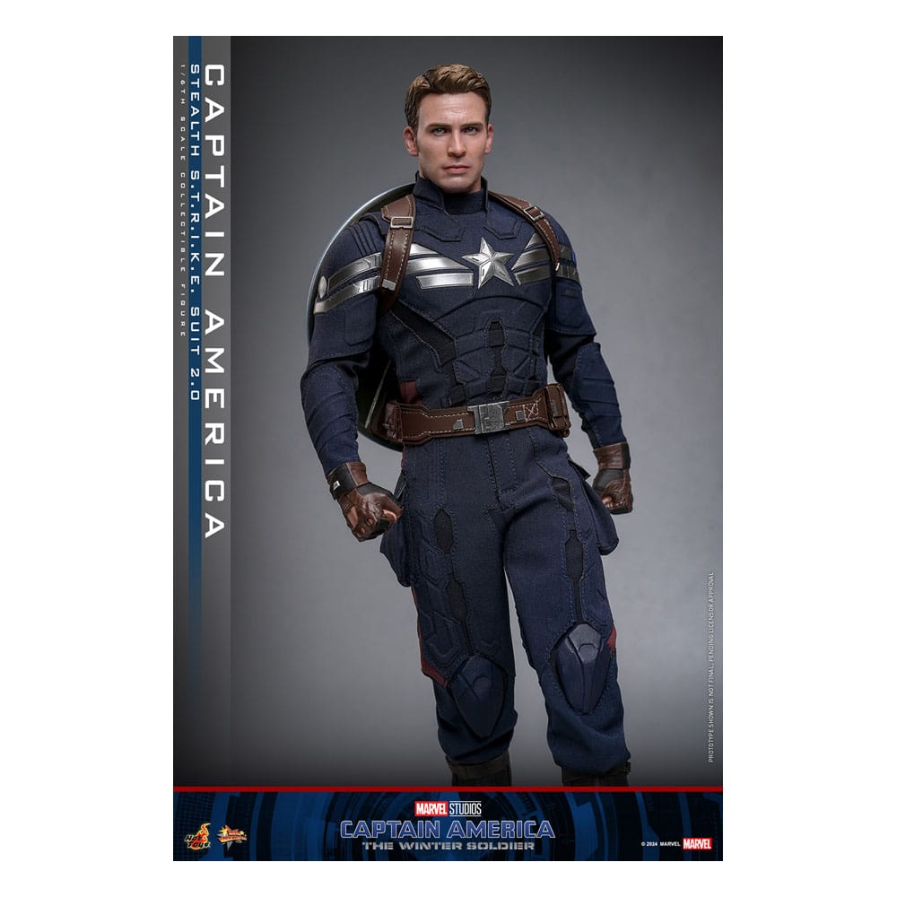 Captain America : Le Soldat de l'hiver figurine Movie Masterpiece1/6 Captain America (Stealth STRIKE Suit) 2.0 31 cm