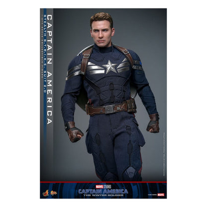 Captain America : Le Soldat de l'hiver figurine Movie Masterpiece1/6 Captain America (Stealth STRIKE Suit) 2.0 31 cm