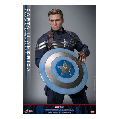 Captain America : Le Soldat de l'hiver figurine Movie Masterpiece1/6 Captain America (Stealth STRIKE Suit) 2.0 31 cm