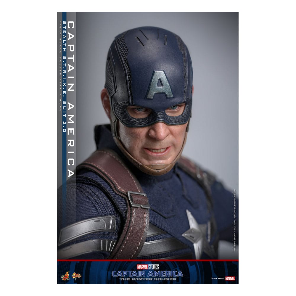 Captain America : Le Soldat de l'hiver figurine Movie Masterpiece1/6 Captain America (Stealth STRIKE Suit) 2.0 31 cm