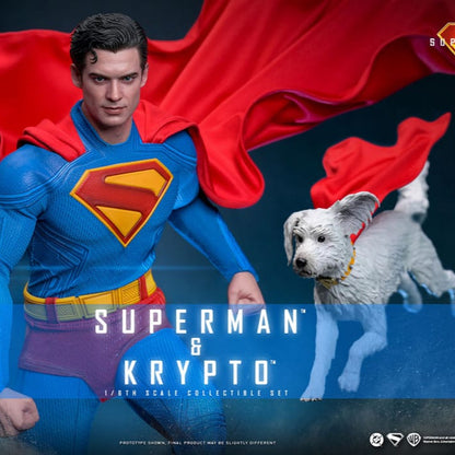 Figurine Superman (2025) Movie Masterpiece 1/6 Superman &amp; Krypto 33 cm