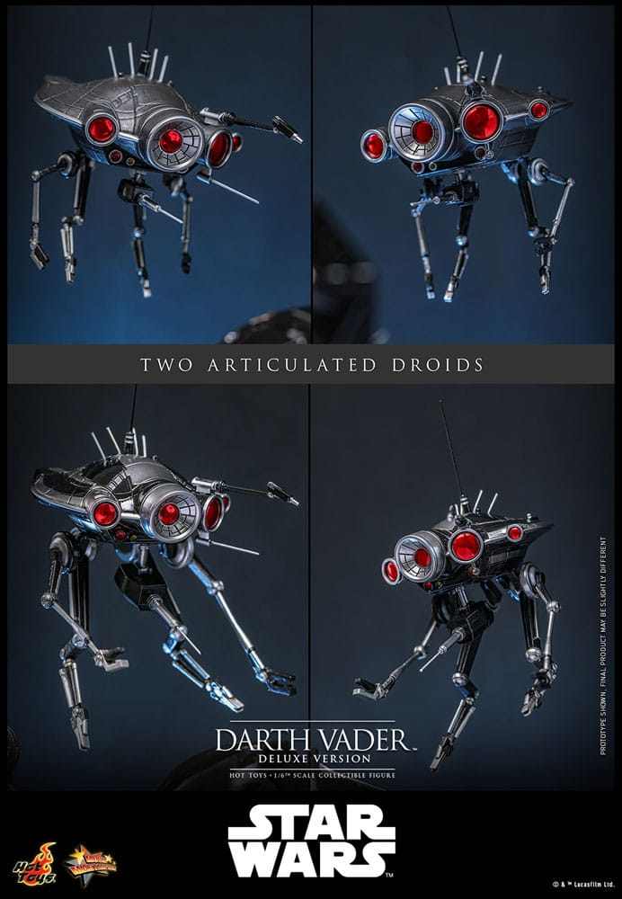 Star Wars, épisode III : La Revanche des Sith figurine Movie Masterpiece 1/6 Darth Vader (Deluxe Version) 35 cm