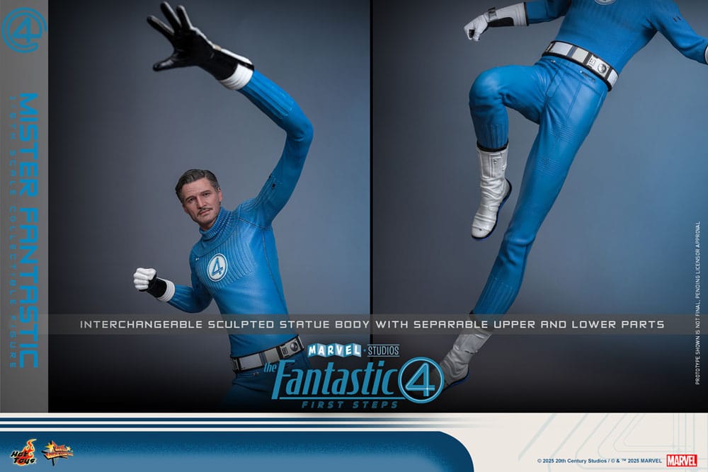 Les Quatre Fantastiques : Premiers pas figurine Movie Masterpiece 1/6 Mister Fantastic 30 cm