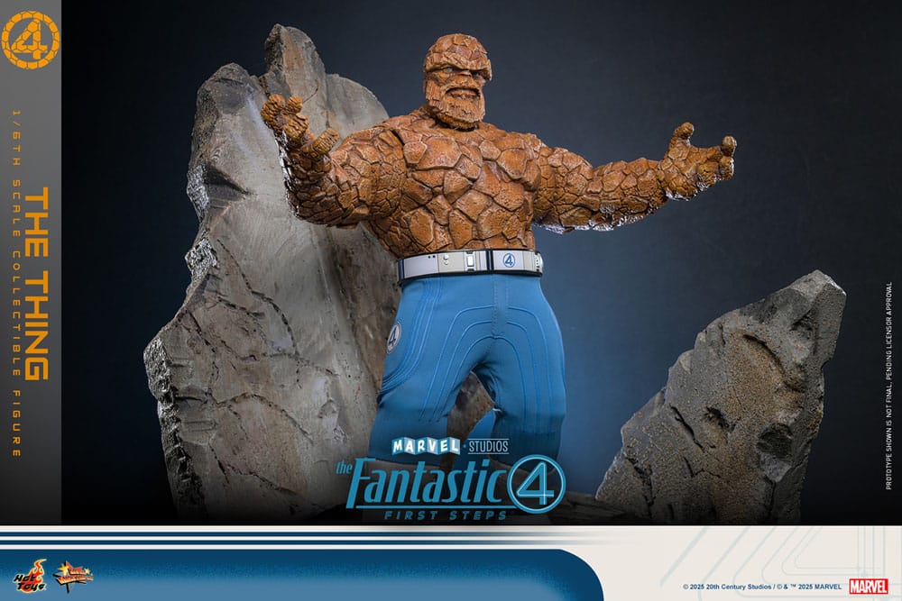 Les Quatre Fantastiques : Premiers pas figurine Movie Masterpiece 1/6 La Chose 31 cm