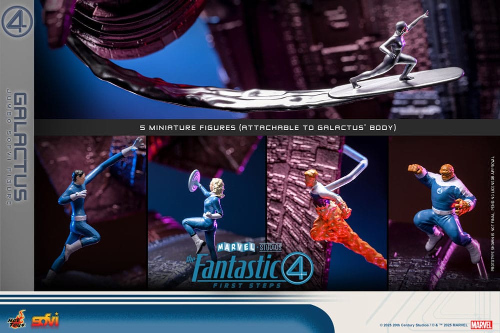 Les Quatre Fantastiques : Premiers pas figurine vinyle Jumbo Sofvi Masterpiece Galactus 70 cm