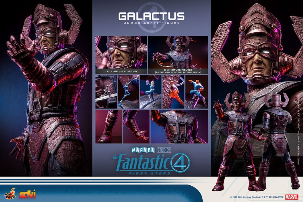 Les Quatre Fantastiques : Premiers pas figurine vinyle Jumbo Sofvi Masterpiece Galactus 70 cm