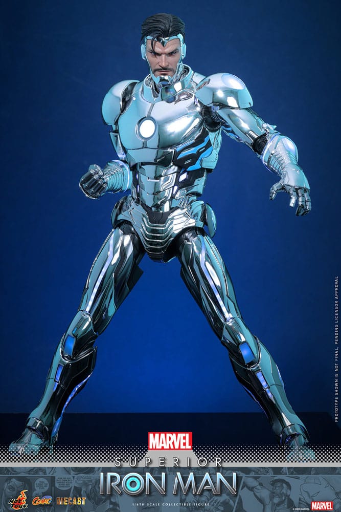 Figurine Marvel Comic Masterpiece Diecast 1/6 Superior Iron Man 32 cm