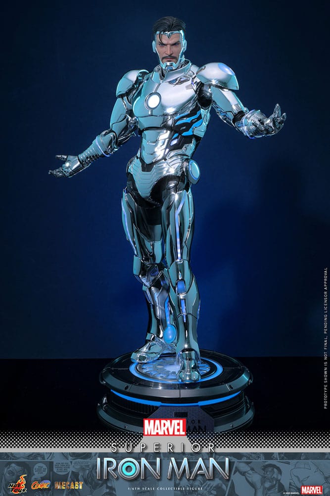 Figurine Marvel Comic Masterpiece Diecast 1/6 Superior Iron Man 32 cm
