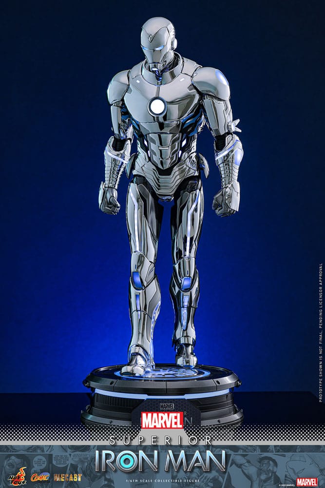 Figurine Marvel Comic Masterpiece Diecast 1/6 Superior Iron Man 32 cm