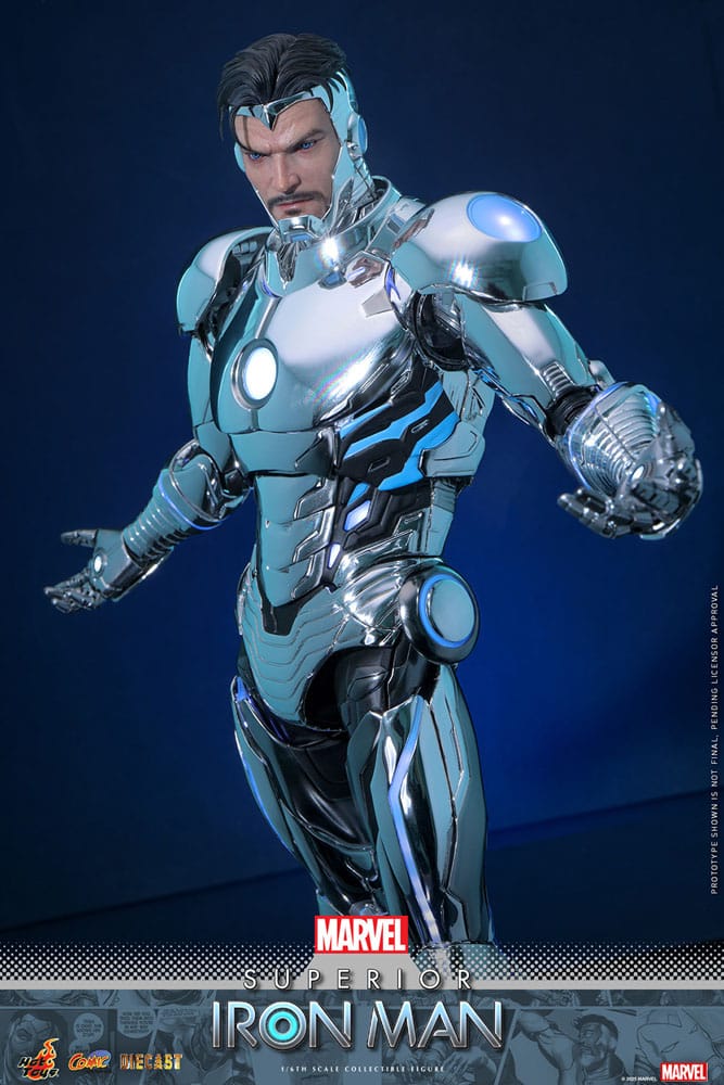 Figurine Marvel Comic Masterpiece Diecast 1/6 Superior Iron Man 32 cm