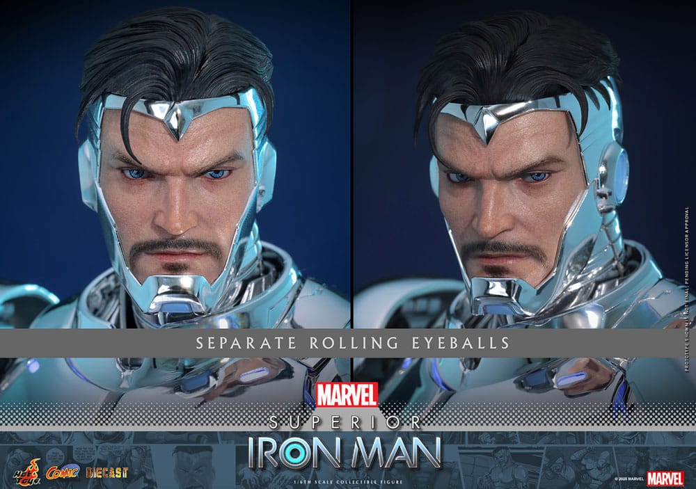 Figurine Marvel Comic Masterpiece Diecast 1/6 Superior Iron Man 32 cm