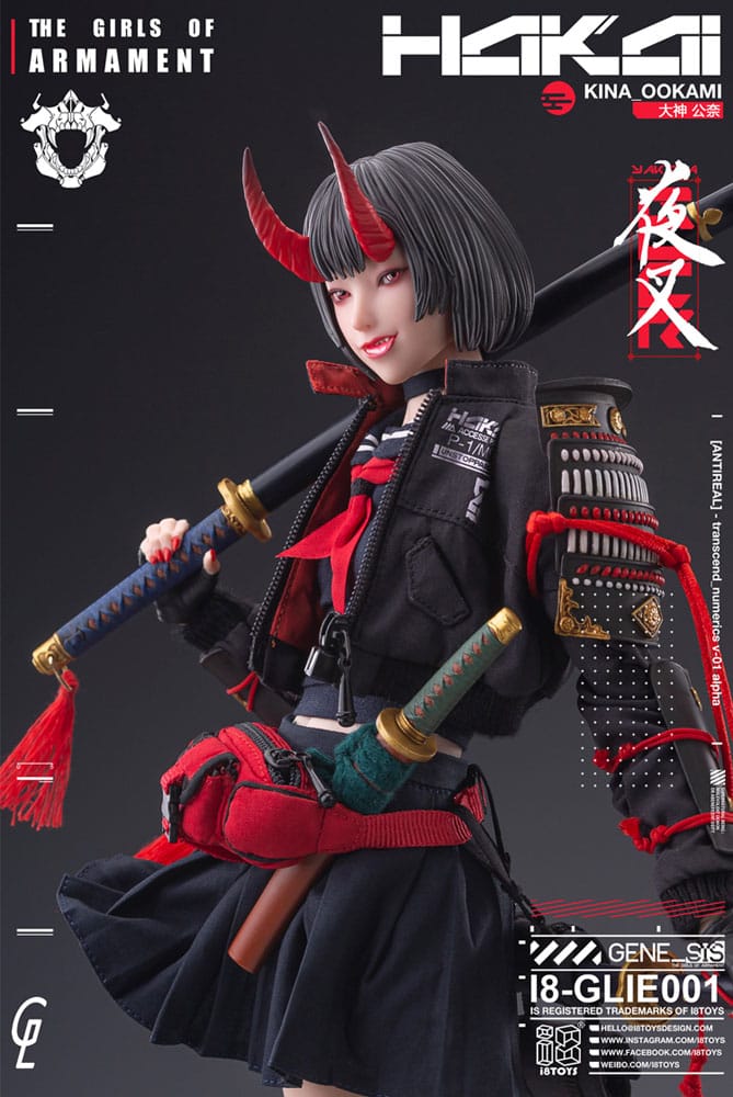 Original Character i8Toys x Gharliera figurine 1/6 The Girls of Armament Kina Ookami 28 cm