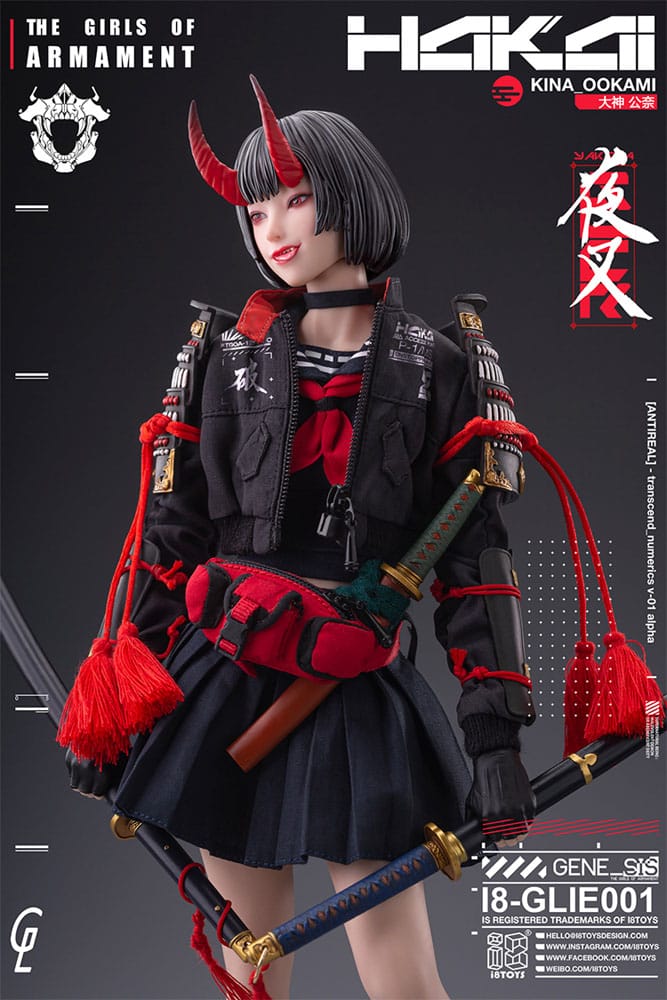 Original Character i8Toys x Gharliera figurine 1/6 The Girls of Armament Kina Ookami 28 cm