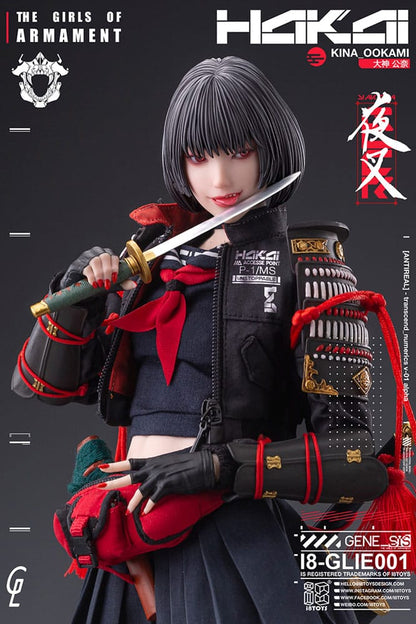 Original Character i8Toys x Gharliera figurine 1/6 The Girls of Armament Kina Ookami 28 cm