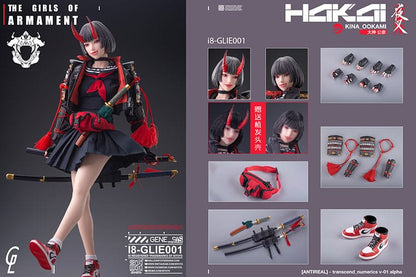 Original Character i8Toys x Gharliera figurine 1/6 The Girls of Armament Kina Ookami 28 cm