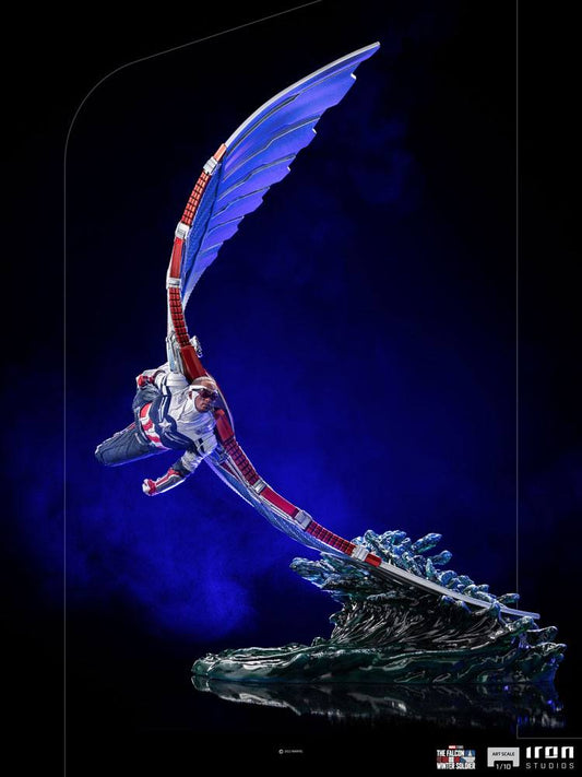 Le faucon et le Soldat de l'hiver : Statuette Captain America Sam Wilson