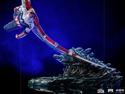 Le faucon et le Soldat de l'hiver : Statuette Captain America Sam Wilson
