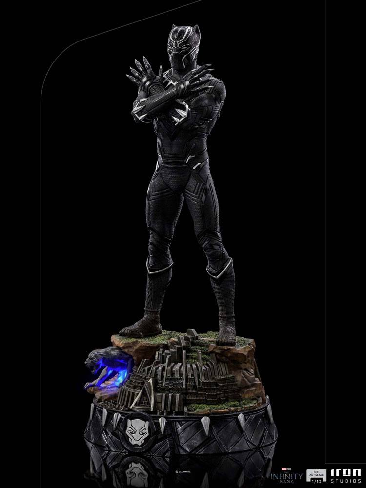 The Infinity Saga : Statuette Art Scale 1/10 Black Panther Deluxe 25 cm