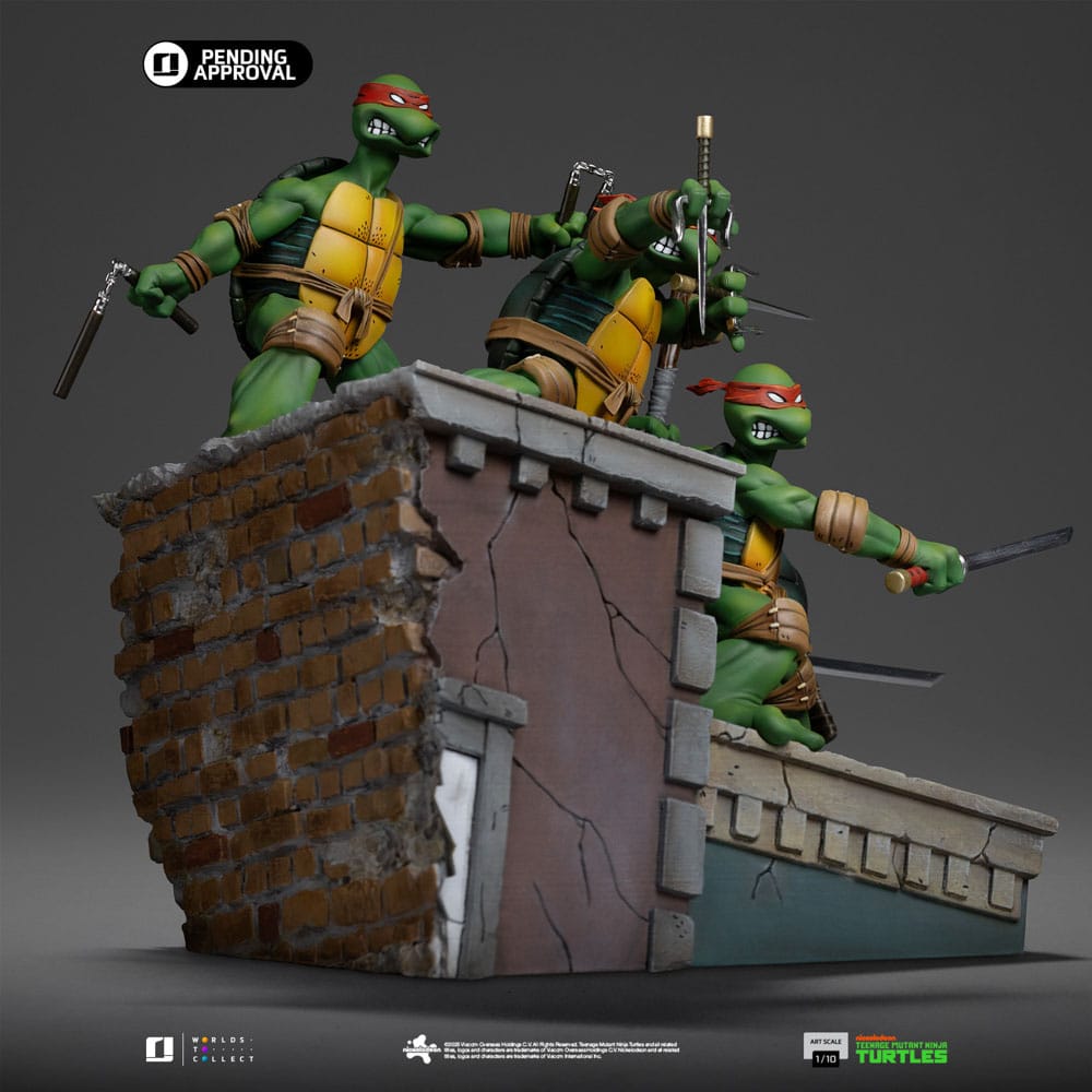Statuette Tortues Ninja 1/10 Art Scale Tortues Ninja Kevin Eastman Version 24 cm