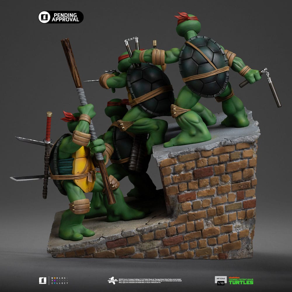Statuette Tortues Ninja 1/10 Art Scale Tortues Ninja Kevin Eastman Version 24 cm