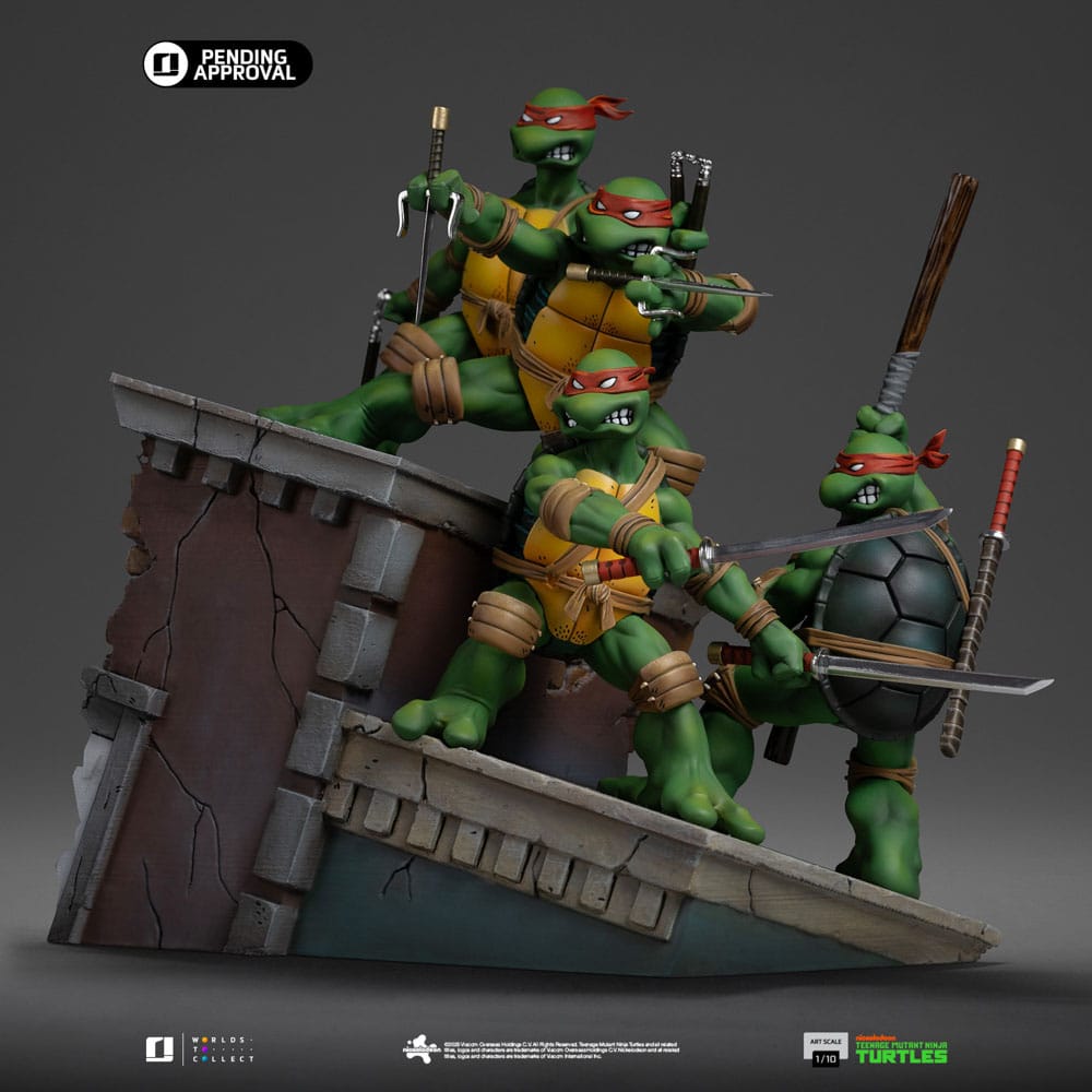 Statuette Tortues Ninja 1/10 Art Scale Tortues Ninja Kevin Eastman Version 24 cm