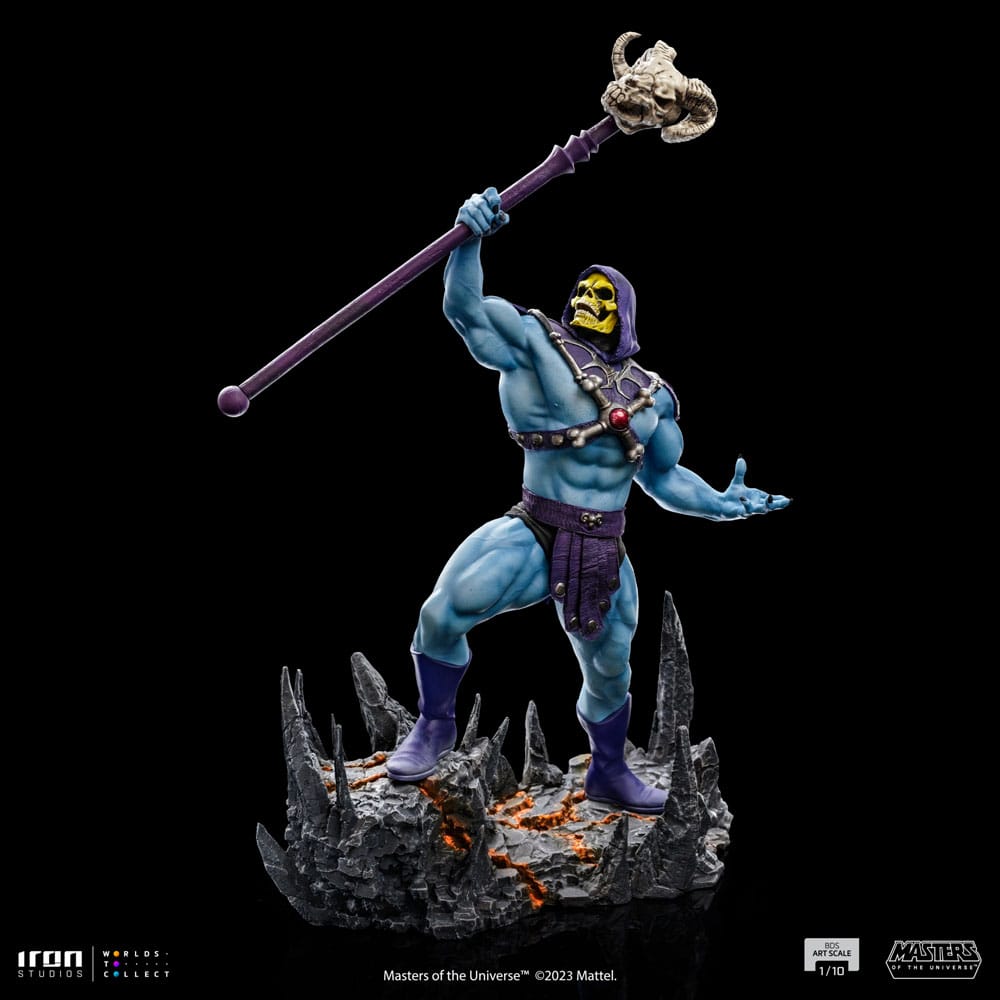 Masters of the Universe : Statuette BDS Art Scale 1/10 Skeletor 28 cm