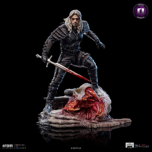 The Witcher : Statuette 1/10 BDS Art Scale Geralt of Riva 33 cm
