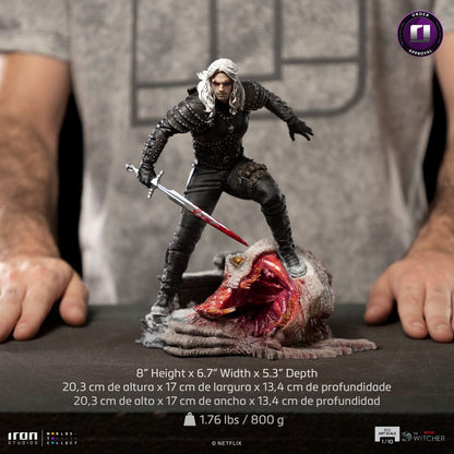 The Witcher : Statuette 1/10 BDS Art Scale Geralt of Riva 33 cm