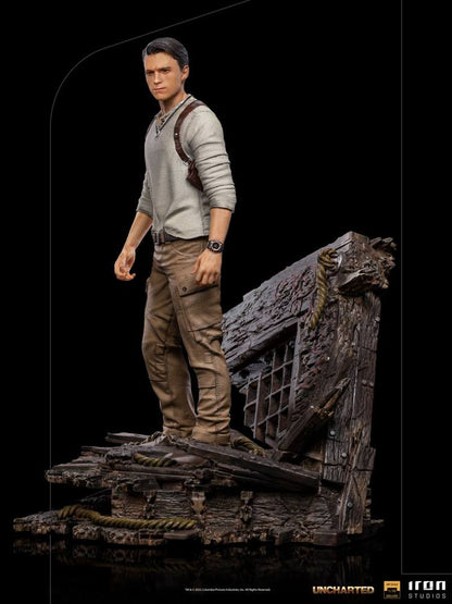 Uncharted Movie : Statuette Art Scale Nathan Drake 22 cm