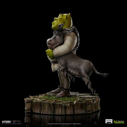 Shrek : Statuette Shrek, L'âne et P'tit biscuit !