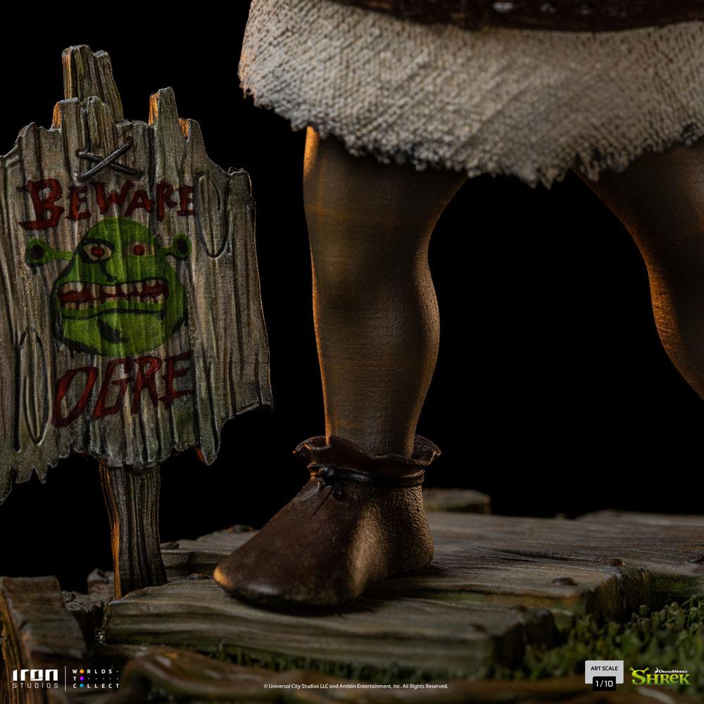Shrek : Statuette Shrek, L'âne et P'tit biscuit !