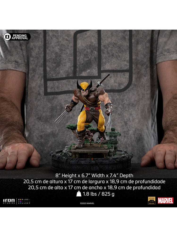 Marvel Statuette Art Scale Deluxe 1/10 Wolverine Unleashed 20 cm
