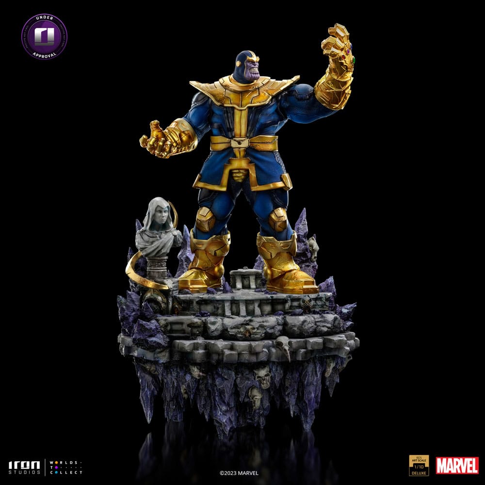 Marvel : Statuette Deluxe BDS Art Scale 1/10 Thanos Infinity Gaunlet Diorama 42 cm