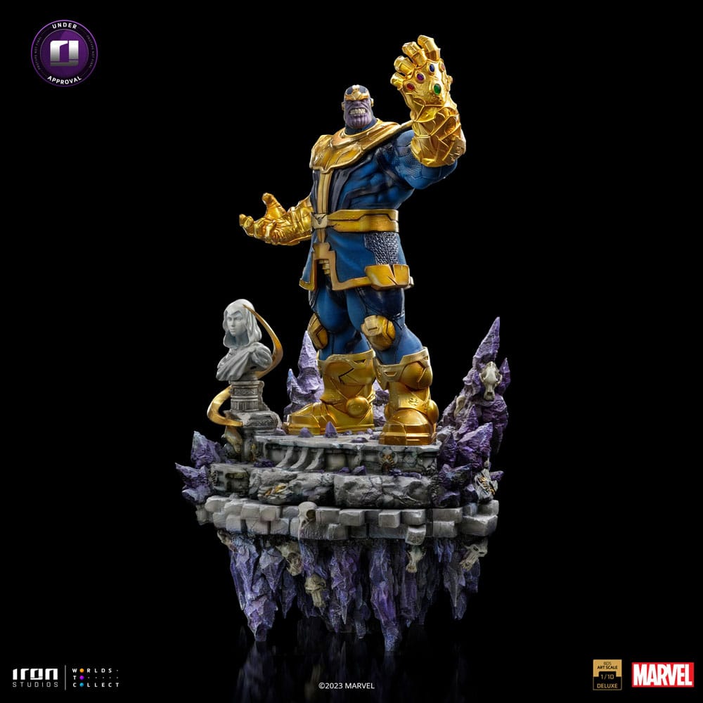 Marvel : Statuette Deluxe BDS Art Scale 1/10 Thanos Infinity Gaunlet Diorama 42 cm