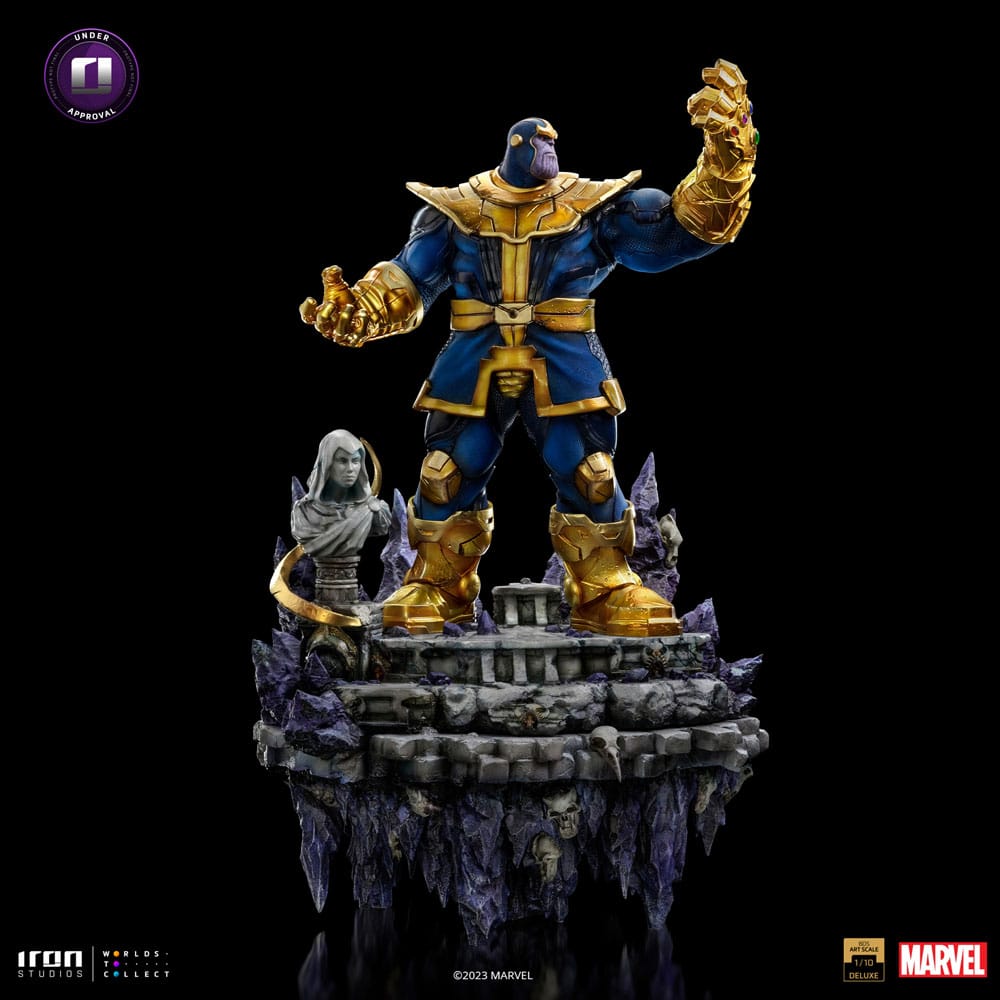 Marvel : Statuette Deluxe BDS Art Scale 1/10 Thanos Infinity Gaunlet Diorama 42 cm