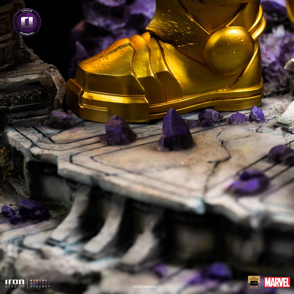 Marvel : Statuette Deluxe BDS Art Scale 1/10 Thanos Infinity Gaunlet Diorama 42 cm