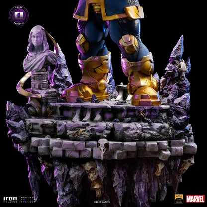 Marvel : Statuette Deluxe BDS Art Scale 1/10 Thanos Infinity Gaunlet Diorama 42 cm