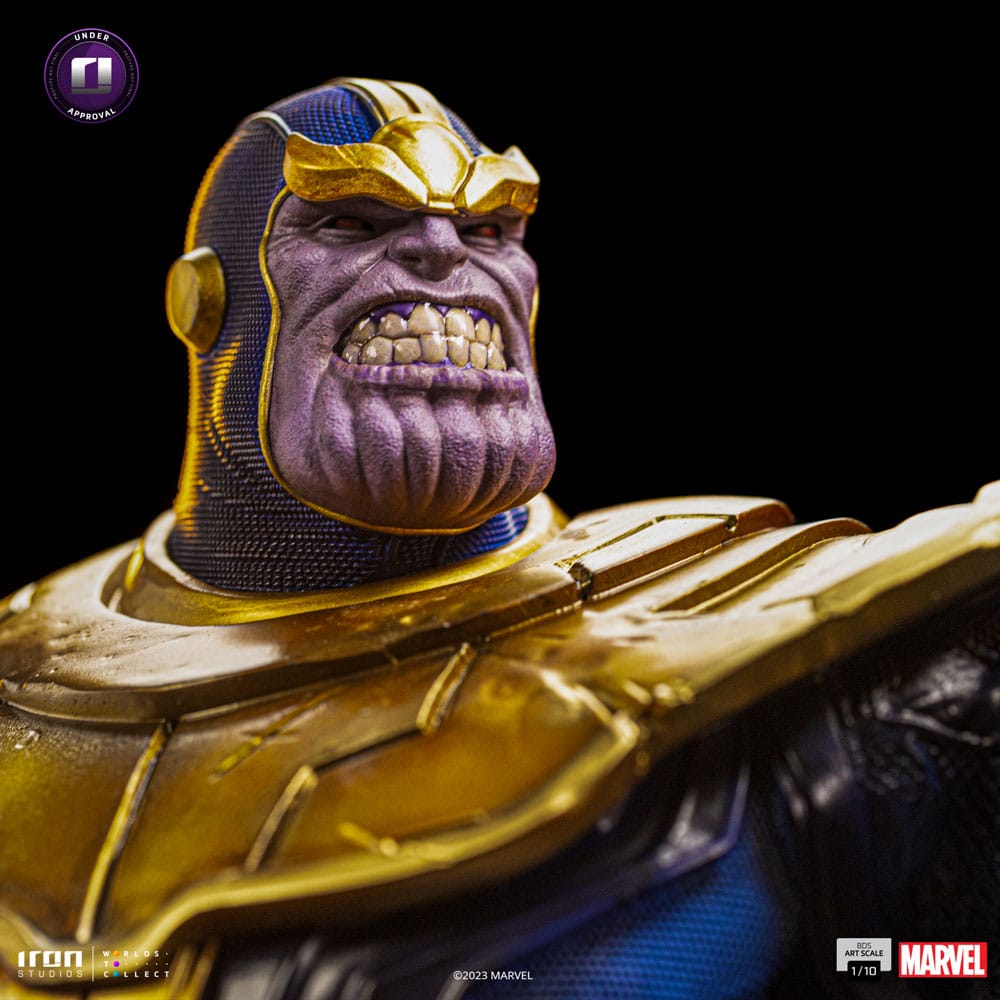 Marvel : Statuette BDS Art Scale 1/10 Thanos Infinity Gaunlet Diorama 30 cm