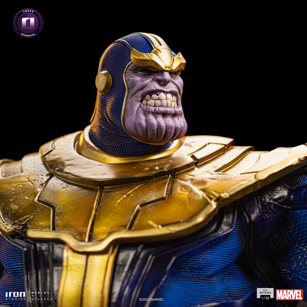 Marvel : Statuette BDS Art Scale 1/10 Thanos Infinity Gaunlet Diorama 30 cm