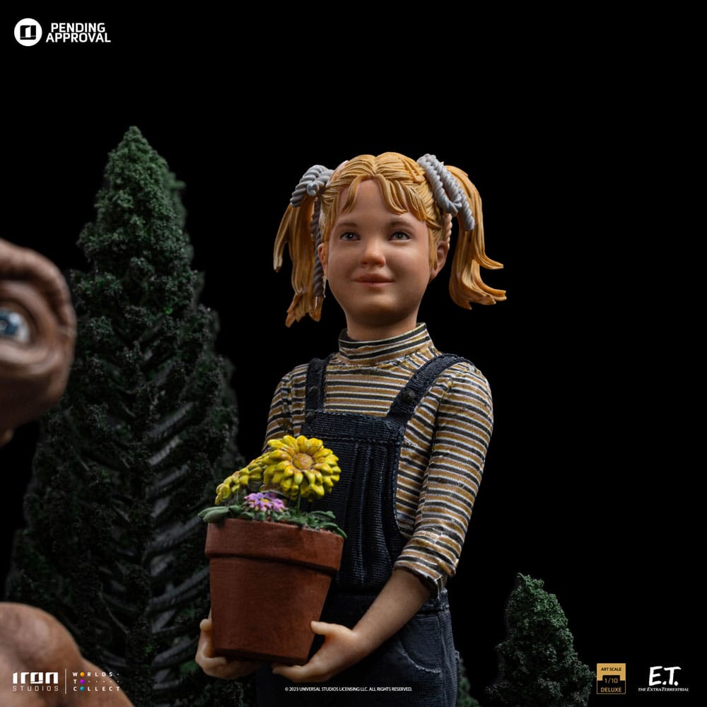 E.T., l'extra-terrestre Statuette 1/10 Deluxe Art Scale E.T., Elliot and Gertie 19 cm