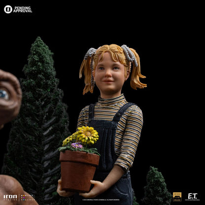 E.T., l'extra-terrestre Statuette 1/10 Deluxe Art Scale E.T., Elliot and Gertie 19 cm