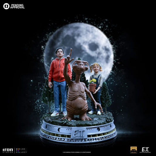 E.T., l'extra-terrestre Statuette 1/10 Deluxe Art Scale E.T., Elliot and Gertie 19 cm