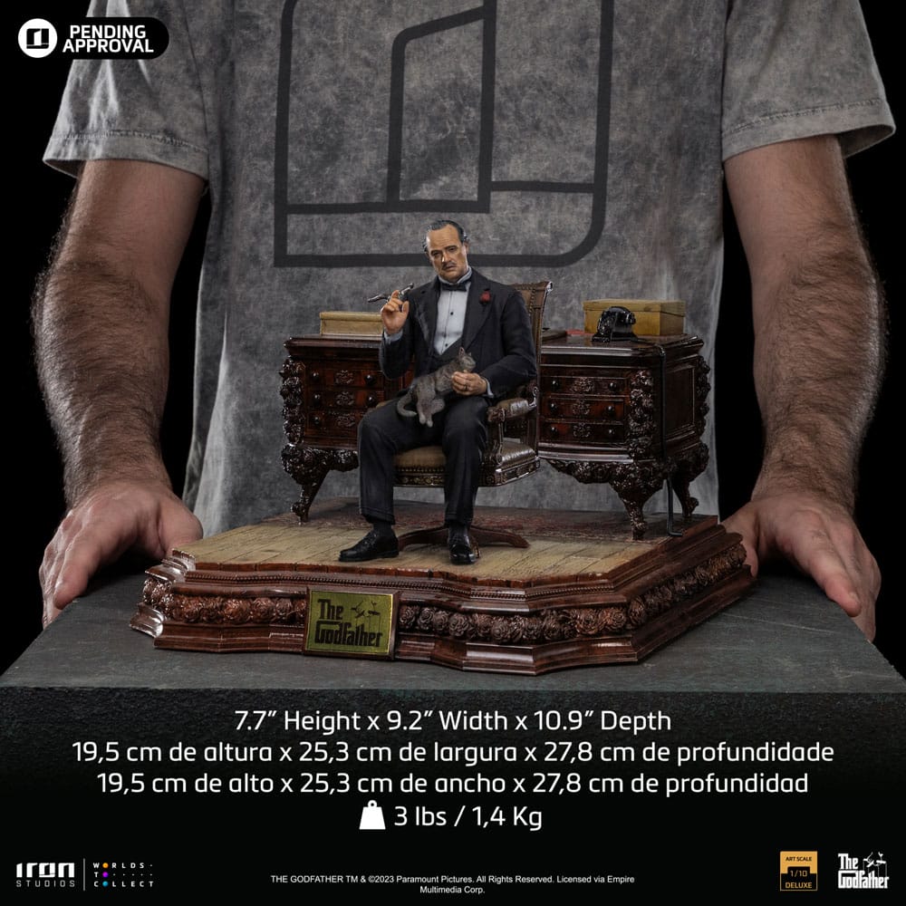 Le Parrain Statuette 1/10 Deluxe Art Scale Don Vito Corleone 19 cm